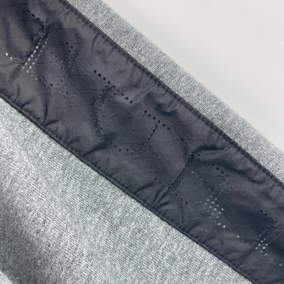 Burberry Sports Perforated Logo Stripped Jersey Sweatpants In Grey Size L - Picture 7 of 7
